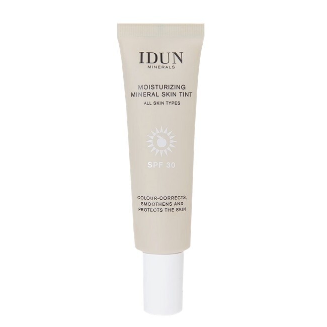 Gylden (Golden) Idun Minerals Moisturizing Mineral Skin Tint Tan Spf - Idun Minerals Hudpleje  - 7340074714148