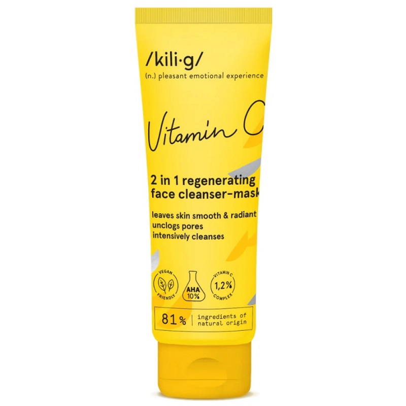 Kiliampx2219 Vitamin Regenerating Regenerating Face Cleanser Mask Glowing - Kili G Hudpleje  - 4770001004821
