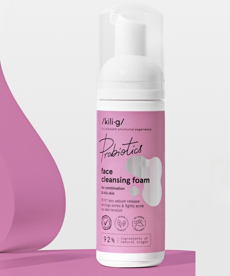 Kiliampx2219 Probiotics Face Cleansing Foam - Kili G Hudpleje  - 4770001007686