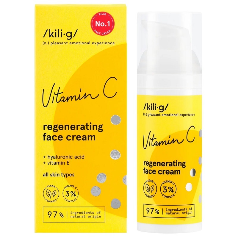Kiliampx2219 Vitamin Regenerating Face Cream - Kili G Hudpleje  - 4770001000106