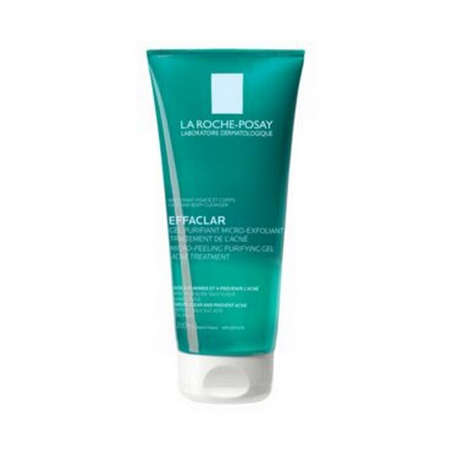 Grøn Roche Posay Effaclar Micro Peeling Gel 200 - La Roche Posay Hudpleje  - 3337875708265