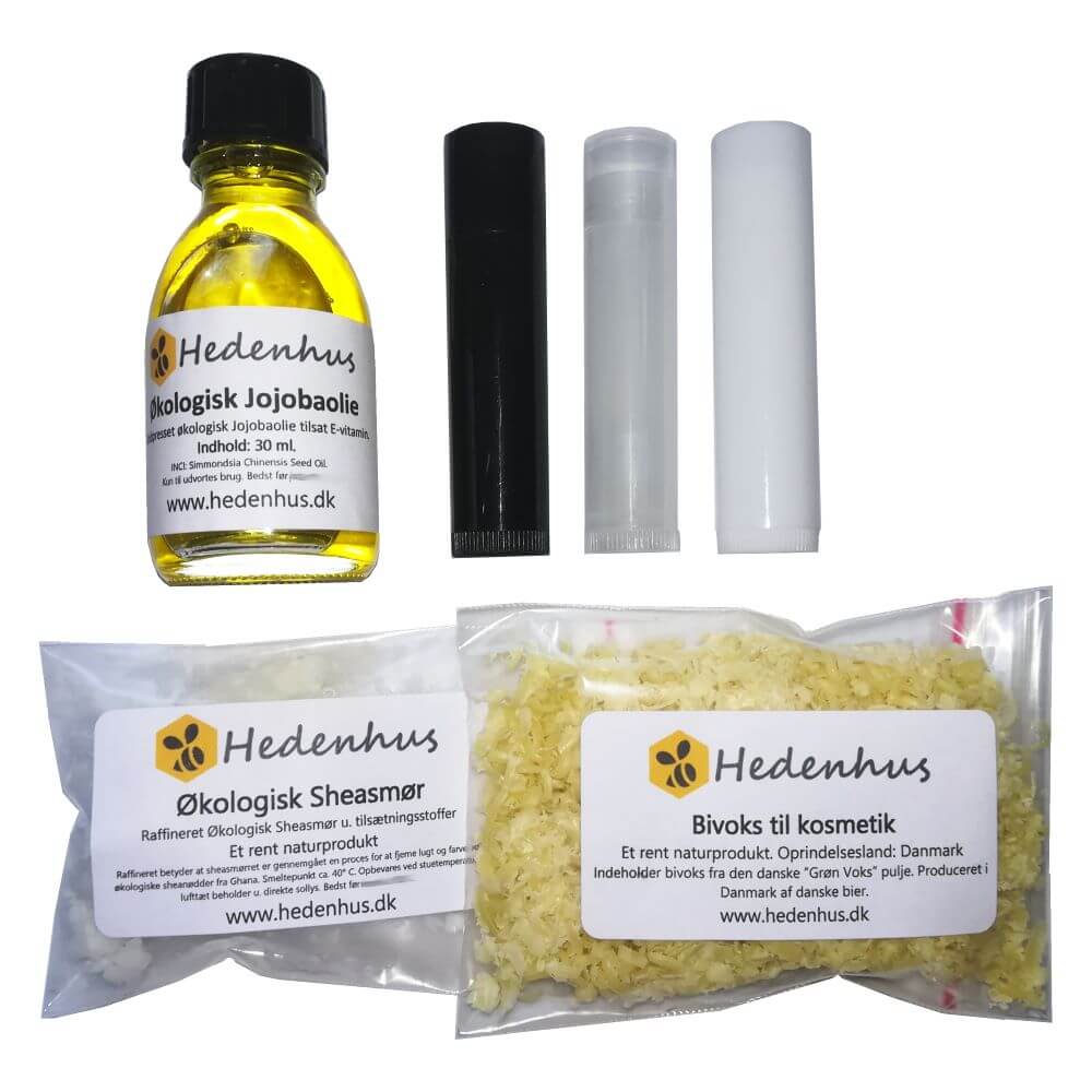 Sort Læbepomade Lav Selv Diy Boks - Hedenhus Hudpleje