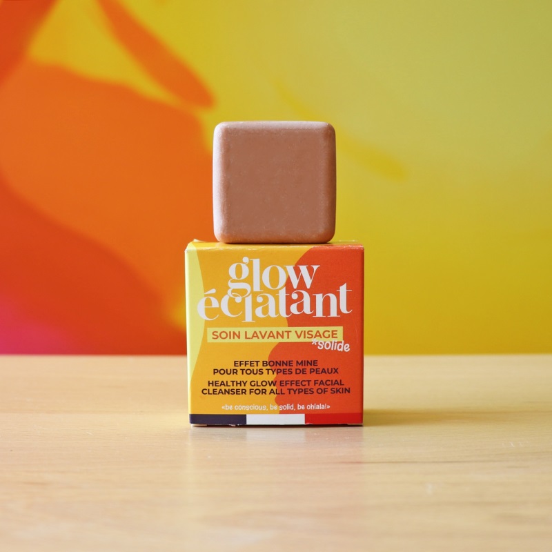 Lamazuna Ansigtsrensebar For Alle Hudtyper Glow - Lamazuna Hudpleje  - 3760201132616