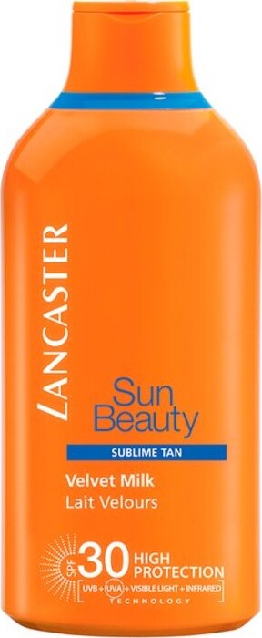 Lancaster Solcreme Sun Beauty Velvet Milk Spf30 400 - Lancaster Hudpleje  - 3607343192002