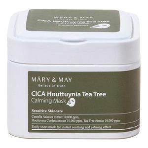 Maryampmay Cica Houttuynia Tea Tree Calming Mask Stk - Mary&may Hudpleje  - 8809670681395