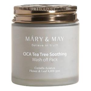 Maryampmay Cica Teatree Soothing Wash Off Pack 125 - Mary&may Hudpleje  - 8809670681579