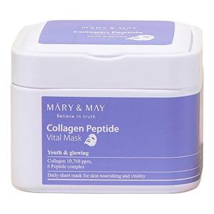 Maryampmay Collagen Peptide Vital Mask Stk - Mary&may Hudpleje  - 8809670681517