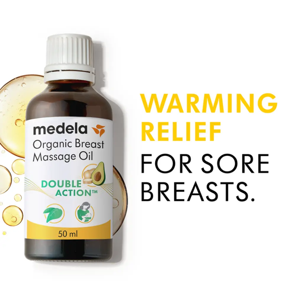 Massageolie Til Brysterne - Medela Hudpleje  - 7610472879542