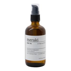 Meraki Body Oil Orange & Herbs 100 - Meraki Hudpleje  - 5707644529632