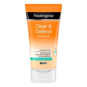 Neutrogena Clear & Defend Facial Scrub 150 - Neutrogena Hudpleje  - 3574661332505