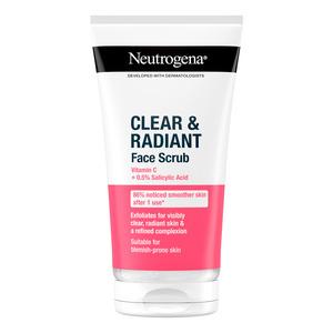 Neutrogena Clear & Radiant Face Scrub 150 - Neutrogena Hudpleje  - 3574661498430
