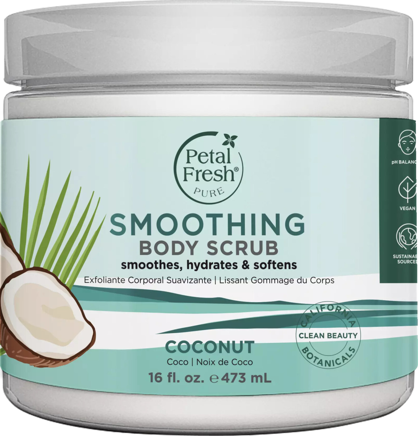 Petal Fresh Pure Coconut Oil Body Scrub - Petal Fresh Hudpleje  - 0713708423018