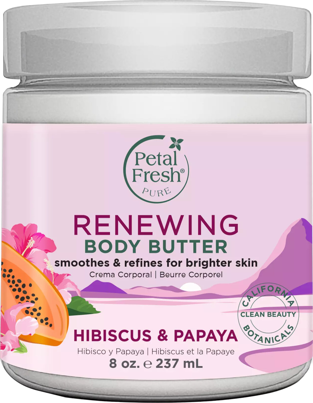 Petal Fresh Pure Hibiscus & Papaya Body Butter - Petal Fresh Hudpleje  - 0713708421069