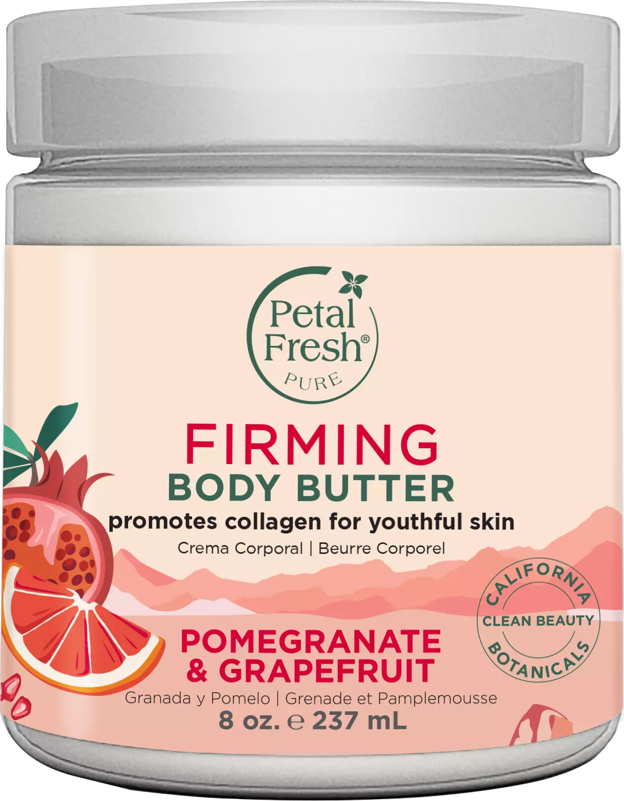 Petal Fresh Pure Pomegranate & Grapefruit Body Butter - Petal Fresh Hudpleje  - 0713708421021