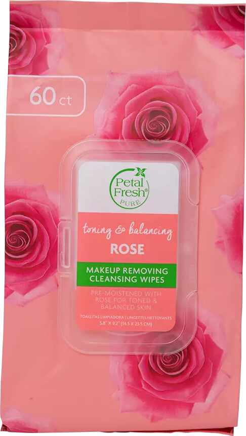 Petal Fresh Pure Rose Makeup Removing Wipes - Petal Fresh Hudpleje  - 0713708703042
