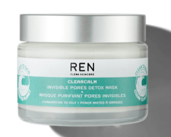 Ren Clean Skincare Clearcalm Invisible Pores Detox Mask 50ml - Ren Skincare Hudpleje  - 5056264705286