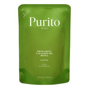 Grøn Purito Seoul From Green Cleansing Oil Only Refill 200 - Purito Seoul Hudpleje  - 8809563102433