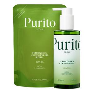 Grøn Purito Seoul From Green Cleansing Oil Refill 400 - Purito Seoul Hudpleje  - 8809563102488