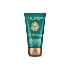 Raw Naturals Crushed Apricot Face & Beard Scrub - Raw Naturals Hudpleje  - 7391593004456