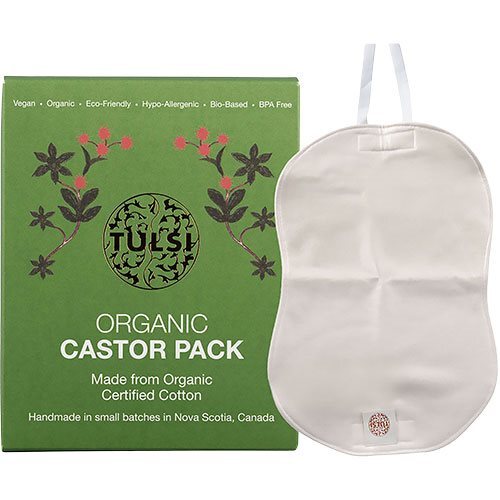 Tulsi Ricinusolie Omslag øko Stk - Tulsi Hudpleje  - 745604566193