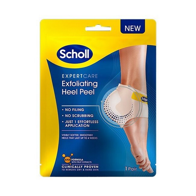 Scholl Expertcare Exfoliating Heel Mask Par - Scholl Hudpleje  - 5056585800479