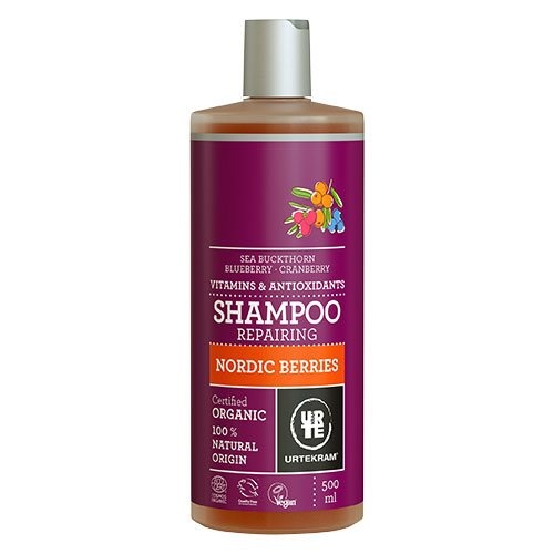 Nordic Berries Shampoo 500 - Urtekram Hudpleje  - 5765228836590