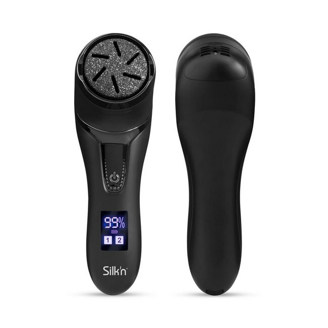 Sort Silk Freshpedi Electric Callus Remover Matte Black - SilkÂ´n Hudpleje  - 8712856068388