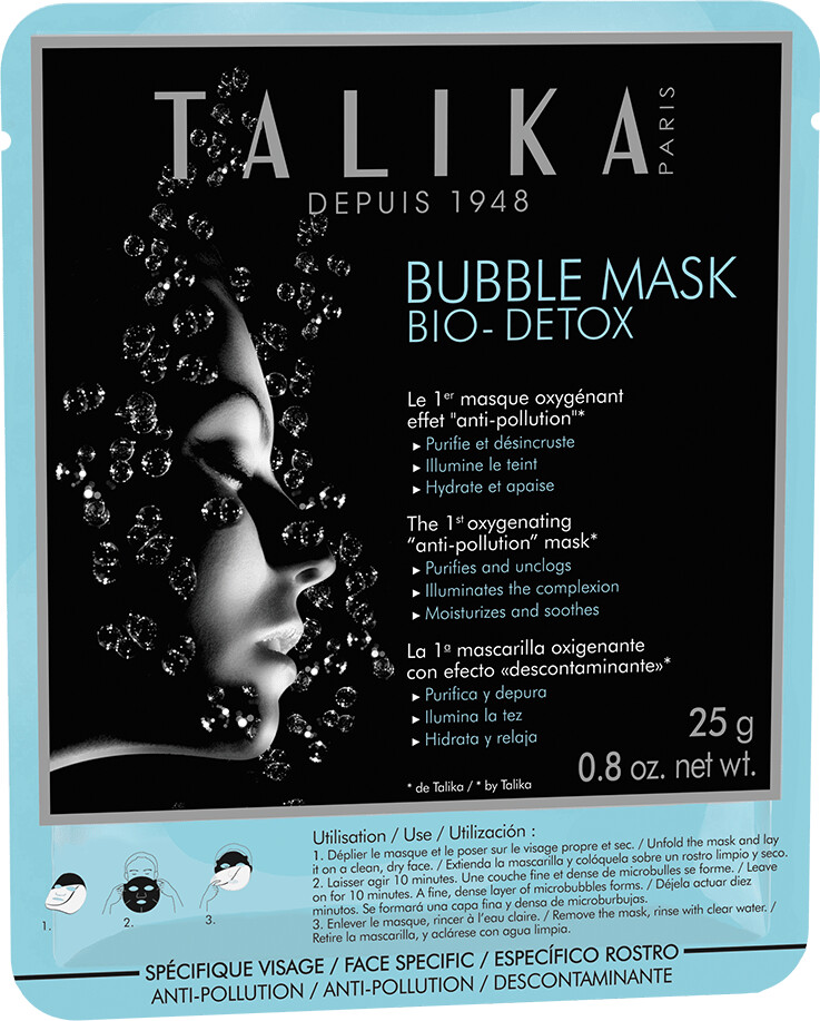 Talika Bubble Sheet Mask Bio Detox - Talika Hudpleje  - 3139434551554