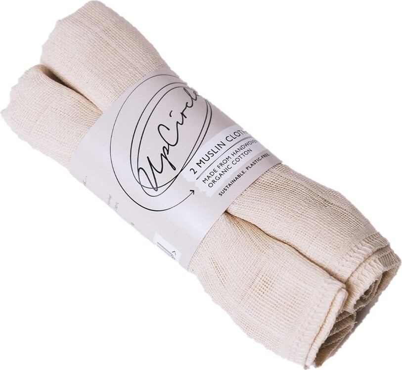 Upcircle Organic Muslin Cloths Pcs Renseklude - Upcircle Hudpleje  - 5060571720726
