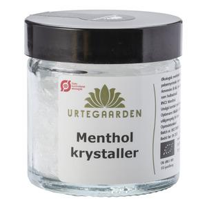 Urtegaarden Menthol Krystaller Øko - Urtegaarden Hudpleje  - 5709286780112