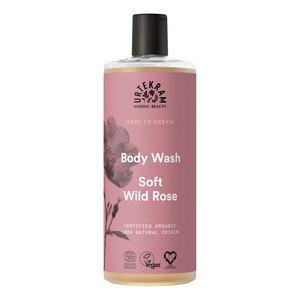 Urtekram Beauty Soft Wild Rose Body Wash 500 - Urtekram Beauty Hudpleje  - 5701058012490