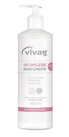 Vivag Intimsæbe Parfumefri 400ml - Vivag Hudpleje  - 7310610029692