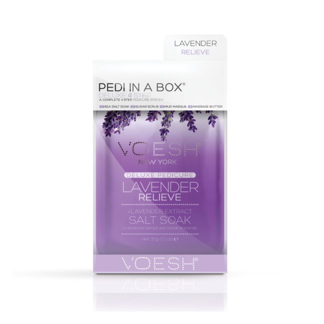 Voesh Pedi Box Lavender Relieve - Voesh Hudpleje  - 855381006246