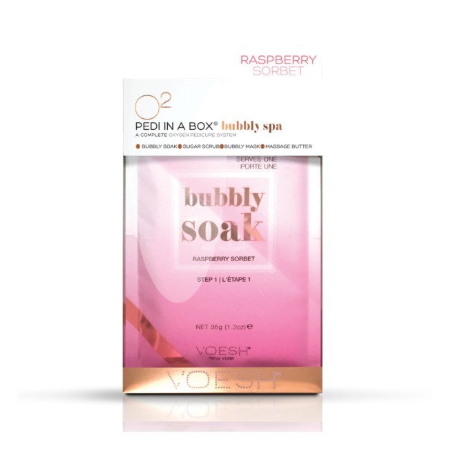 Voesh Pedi Box Raspberry Sorbet - Voesh Hudpleje  - 818463020042