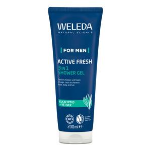Weleda For Men Active Fresh 3in1 Shower Gel 200 - Weleda Hudpleje  - 7611916153600