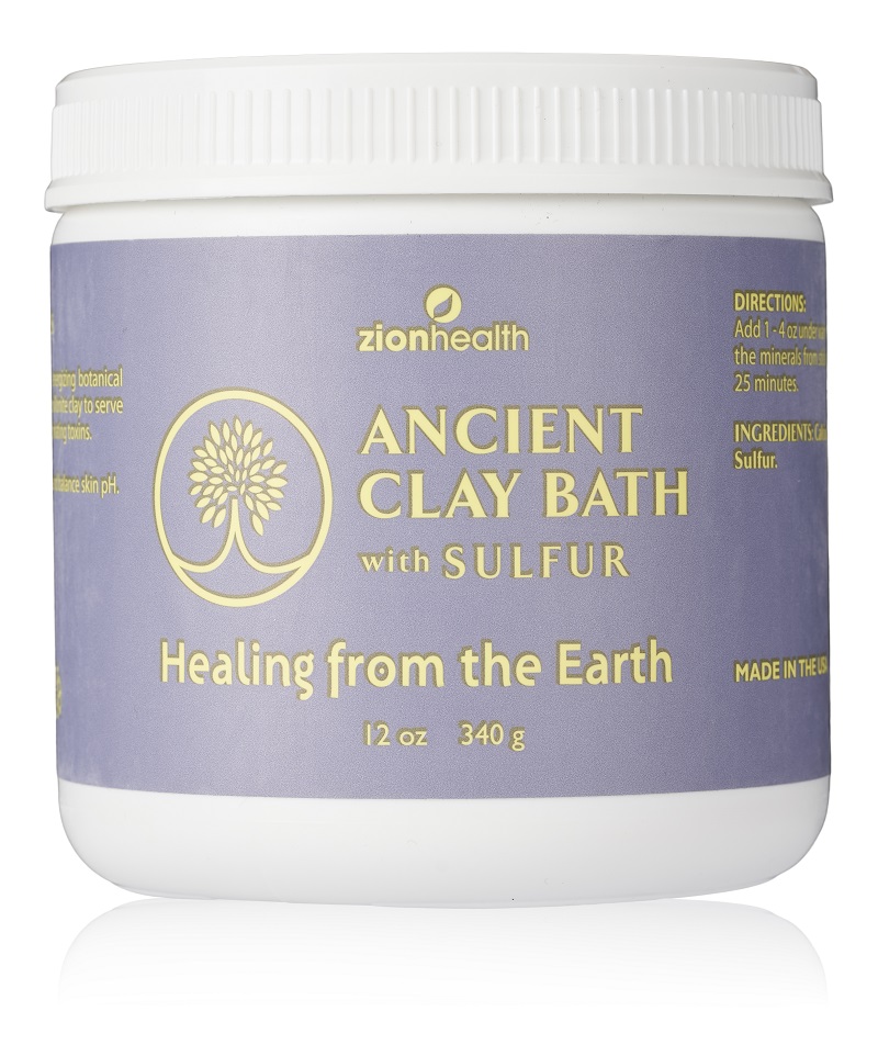 Zionhealth Ancient Clay & Sulfur Bath Powder - Zionhealth Hudpleje  - 093141102313